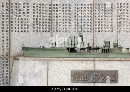 Battleship Memorial, Musée Yushukan, Tokyo, Japon Banque D'Images