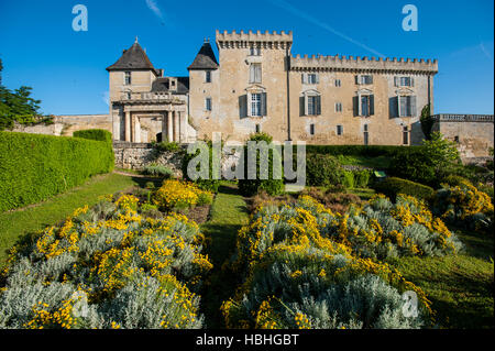 Château de Vayres en Gironde, Aquitaine, France Banque D'Images