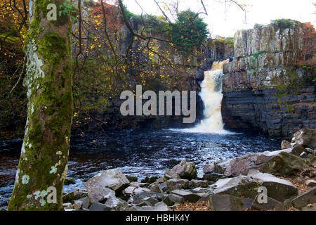 Chute d'eau de force élevée Middleton-in-Teesdale Co Durham Banque D'Images