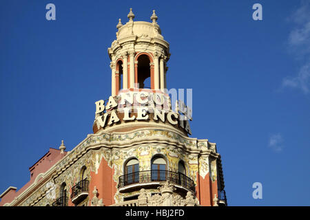 Banco de Valencia, Espagne Banque D'Images