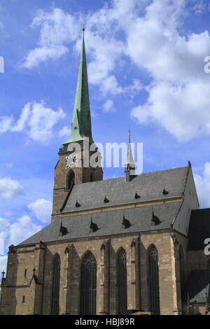 Cathédrale de Saint Barthélémy, Pilsen Banque D'Images