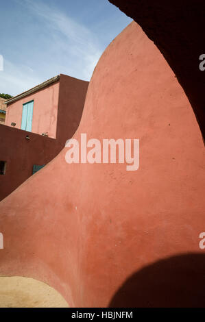 Chambre d'esclaves dans Goree Banque D'Images