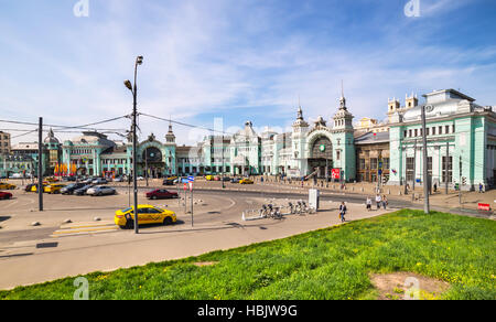 Ferroviaire Belorussky. Moscou Banque D'Images