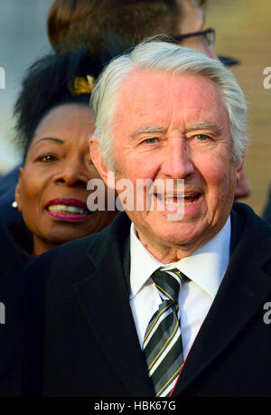 David Steel / Seigneur de Aikwood en acier, lors d'un événement sur College Green, Westminster... Banque D'Images