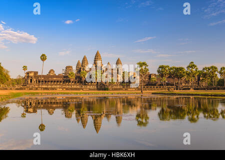 Temple d'Angkor Wat, Siem Reap, Cambodge Banque D'Images