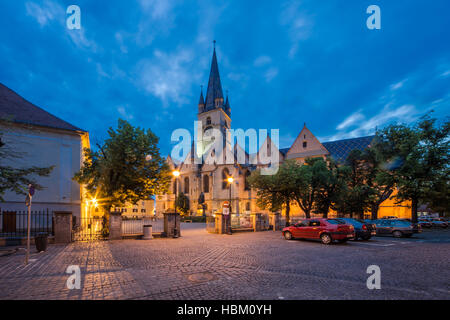 L'église gothique à Sibiu Banque D'Images