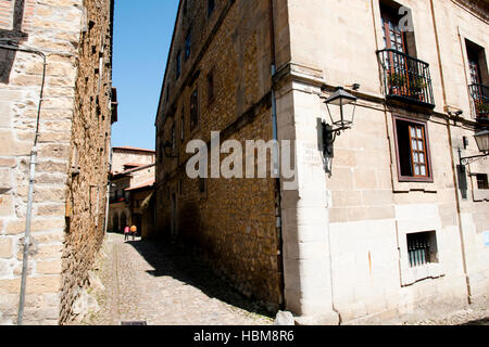 Canton Street - Santillana del Mar - Espagne Banque D'Images