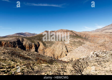 La vallée de la mort dans le Swartberg Pass Banque D'Images