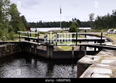 Goeta Canal à Forsvik en Suède Banque D'Images