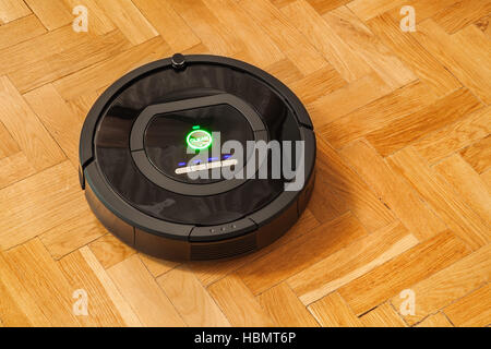 Aspirateur Robot sur plancher Banque D'Images