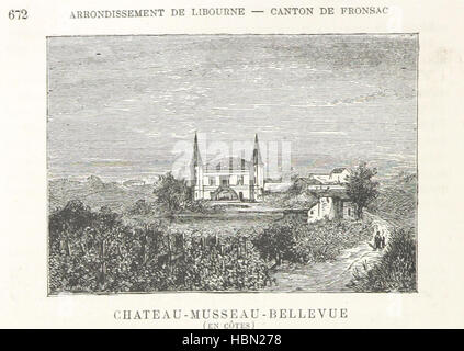 Statistique générale topographique, property, historique ... et biographique du Département de la Gironde Image prise à partir de la page 686 de 'Statistique générale topographique, industrielle, Banque D'Images