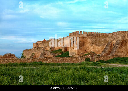 Citadelle sur l'estuaire du Dniestr Banque D'Images