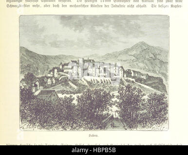 L'illustration représente la France, montrant des villes, des villes, des villages, des rues, bâtiments publics, églises, marchés, ponts, rivières, montagnes, forêts, côtes, monuments, vie urbaine et rurale, population, transports, commerce, agriculture, monuments culturels, sites historiques et géographie régionale. Banque D'Images