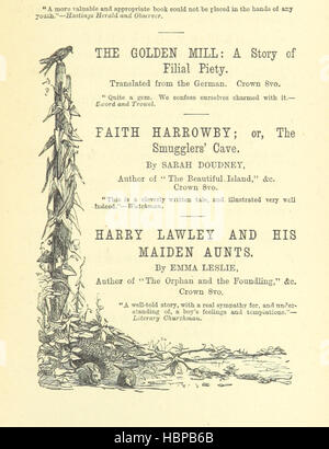 Ce livre décrit la vie scolaire d'ailie Stuart, explorant les routines quotidiennes, l'éducation, les interactions avec les élèves, les activités académiques, parascolaires, amitiés et événements illustrés dans un cadre scolaire du xixe siècle. Banque D'Images