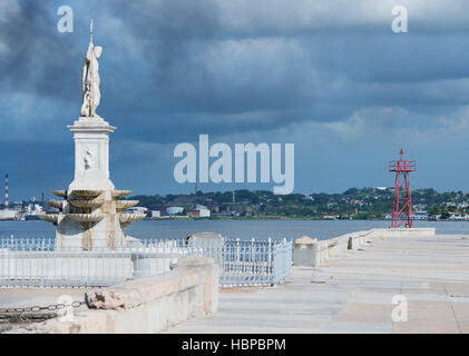 À La Havane Cuba Malecón Banque D'Images