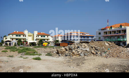 Petite ville santa mario sur l'île de Sal Banque D'Images