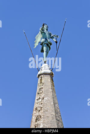 Statue de l'archange Michel Banque D'Images