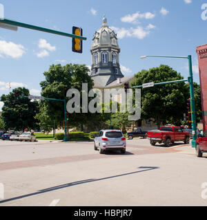 Madison County Courthouse de Winterset en comté de Madison, Iowa, États-Unis. Banque D'Images