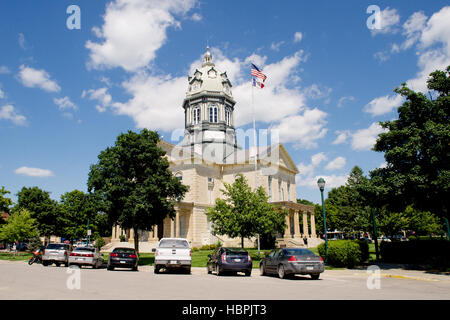 Madison County Courthouse de Winterset en comté de Madison, Iowa, États-Unis. Banque D'Images