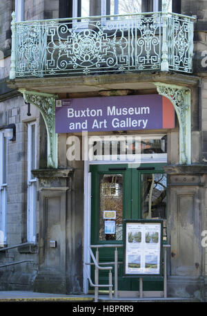 Musée et galerie d'Art de Buxton, Buxton, Derbyshire, Angleterre, RU Banque D'Images