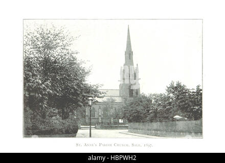 Cette image de la page 373 représente les célébrations du Jubilé de diamant dans le Cheshire, y compris les foules, les rues, les bâtiments, les décorations, cérémonies publiques et processions illustrant la soixantième année du règne de la reine Victoria. Banque D'Images