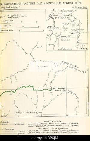 Image prise à partir de la page 677 de "La carte de l'Europe par traité, montrant les différents changements politiques et territoriaux qui ont eu lieu depuis la paix générale de 1814 (91.) avec de nombreuses cartes et notes' image prise à partir de la page 677 de "La carte de l'Europe Banque D'Images