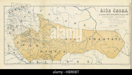 Image prise à partir de la page 464 de "ěje Království Českého ... S třemi historickými výkladem mapami s''image prise à partir de la page 464 de "ěje Království Českého Banque D'Images