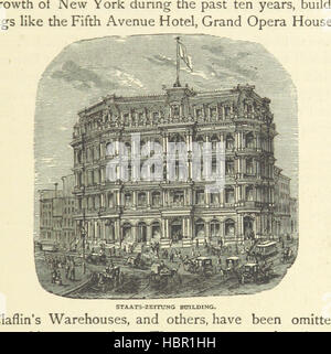 Image prise à partir de la page 47 de "New York par la lumière du soleil et gaslight. Un descriptif de la grande métropole américaine, etc' image prise à partir de la page 47 de "New York par la lumière du soleil Banque D'Images