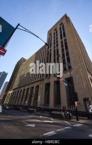 L'ancien bureau de poste principal de Chicago est un neuf étages de haut building de Chicago qui une fois a été le plus grand bâtiment. Le bâtiment original a été conçu Banque D'Images