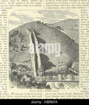 Le tourisme du Pacifique. Williams's Illustrated Guide Trans-Continental du voyage de l'Atlantique à l'océan Pacifique ... Avec des contributions spéciales par ... F. C. Hayden [et autres] ... Illustrations de T. Moran, etc image prise à partir de la page 136 de la 'Pacific Tourist Williams's Banque D'Images