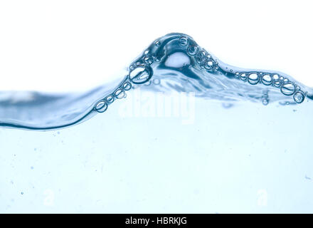 Bulles dans l'eau Banque D'Images