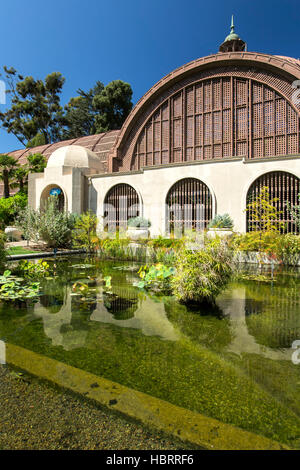 Bâtiment de botanique, Balboa Park, San Diego, California USA Banque D'Images