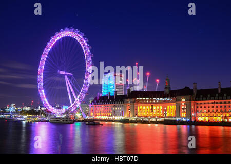 London Eye, London, Royaume-Uni Banque D'Images