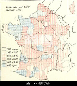 La carte '.' extraites de Flickr ID 11248839894 Image prise à partir de la page 1007 de 'La Terra, trattato popolare Banque D'Images