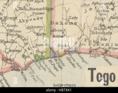 La carte '.' extraites de Flickr ID 11201780083 Image prise à partir de la page 111 de "eutschlands Kolonien Kurze Beschreibung Banque D'Images