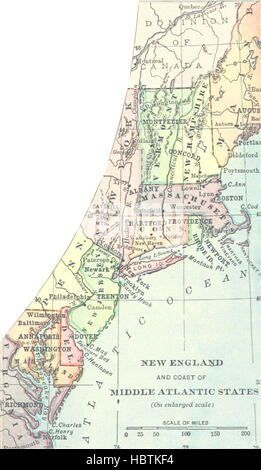 Cette image, tirée de la page 103 de 'Primary Geography', présente une illustration pédagogique conçue pour enseigner les concepts géographiques de base, probablement pour les enfants ou les débutants. Banque D'Images