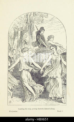 Image prise à partir de la page 45 de "The Poetical Works of John Keats. Édité par William B. Scott. Avec une mémoire d'introduction' image prise à partir de la page 45 de "The Poetical Works of Banque D'Images