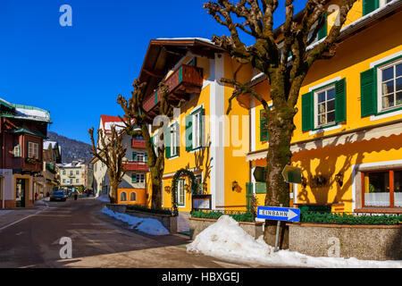 Montagnes ski resort Sankt Gilgen Autriche Banque D'Images