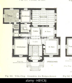 Image prise à partir de la page 609 de "trassburg und seine Bauten. Herausgegeben vom Architekten- und für Ingenieur-Verein Elsass-Lothringen. 655 Abbildungen mit en texte, etc' image prise à partir de la page 609 de "trassburg und seine Bauten Banque D'Images