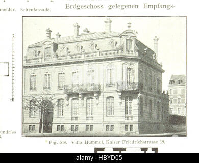 Image prise à partir de la page 605 de "trassburg und seine Bauten. Herausgegeben vom Architekten- und für Ingenieur-Verein Elsass-Lothringen. 655 Abbildungen mit en texte, etc' image prise à partir de la page 605 de "trassburg und seine Bauten Banque D'Images