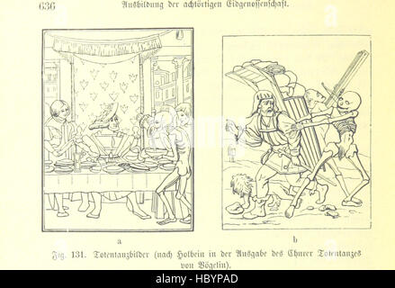 Image prise à partir de la page 644 de '[Geschichte der Schweiz, mit besonderer Rücksicht auf die Entwicklung des Verfassungs- und von Kulturlebens den ältesten Zeiten bis zur Gegenwart. Nach den neuesten Forschungen und Quellen dargestellt gemeinfasslich ... Mit Image réalisée à partir de la page 644 '[Geschichte der Schweiz, mit Banque D'Images