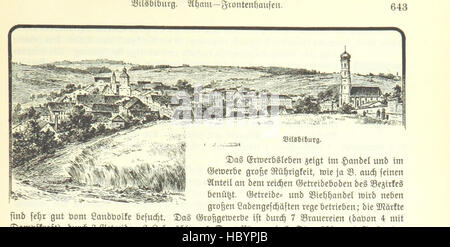 Image prise à partir de la page 661 de "Geographisch-historisches Handbuch von Bayern' image prise à partir de la page 661 de "Geographisch-historisches Handbuch von Bayern" Banque D'Images