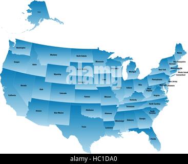 USA Site sur un fond blanc. Illustration de Vecteur