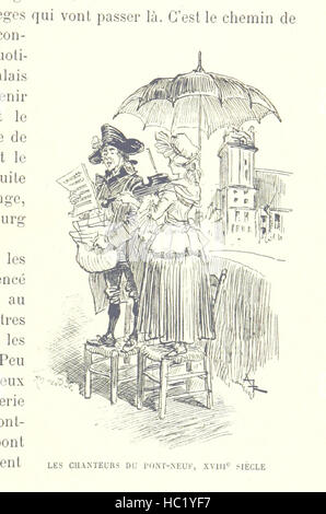 Image prise à partir de la page 411 de "Paris de siècle en siècle. Le coeur de Paris, splendeurs et souvenirs. Texte, dessins et lithographes par A. Robida' image prise à partir de la page 411 de "Paris de siècle en Banque D'Images
