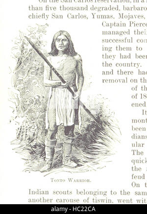 Image prise à partir de la page 552 de "souvenirs personnels et les observations du général Nelson A. Miles, embrassant un bref avis de la guerre civile ... et l'histoire de ses campagnes indiennes ... Copieusement illustré ... par F. Remington, etc' image prise à partir de la page 552 de "souvenirs personnels et Observations Banque D'Images