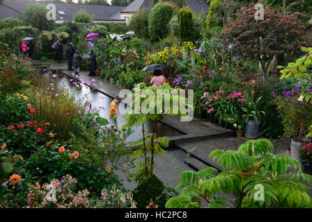 La foule visiter le jardin ouverte finale Dillon Day Sandford Road Dublin frontière herbacées vivaces plantation luxuriante scheme Floral RM Banque D'Images