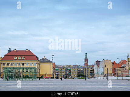 Bâtiments historiques du centre-ville de Wroclaw, Pologne Banque D'Images