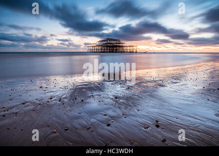 Brighton West Pier, East Sussex, Angleterre, Royaume-Uni Banque D'Images