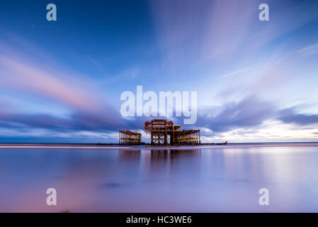 Brighton West Pier, East Sussex, Angleterre, Royaume-Uni Banque D'Images