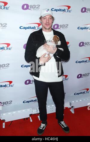 Philadelphia, PA, USA. 7 Décembre, 2016. Diplo à Q102's Jingle Ball 2016 iHeartRadio à la Wells Fargo Center de Philadelphie, PA, le 7 décembre 2016. Crédit : Diego Corredor Punch/media/Alamy Live News Banque D'Images